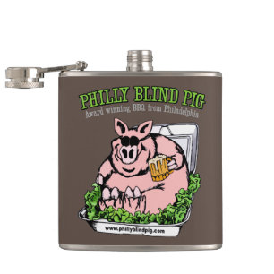 Philly Blind Pig BBQ Heupfles