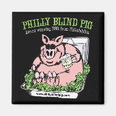 Philly Blind Pig BBQ Magneet (Voorkant)