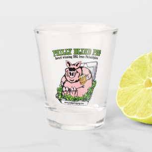 Philly Blind Pig BBQ Shot Glas