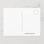 Philly Cat near Academy of Natural Sciences  Briefkaart (Achterkant)