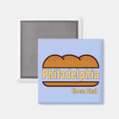 Philly Cheese Steak Magneet (Voorkant / Achterkant)