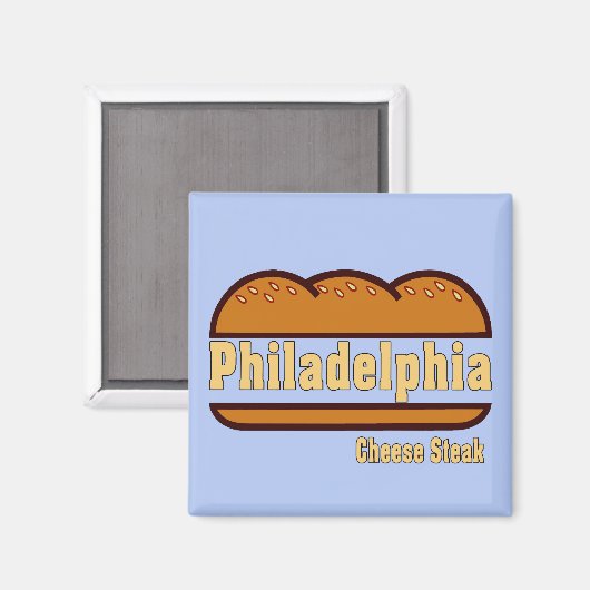 Philly Cheese Steak Magneet (Voorkant / Achterkant)