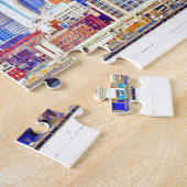 Philly Color Sketch Skyline Puzzle Legpuzzel (Zijkant)