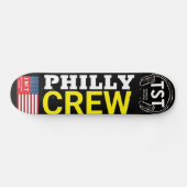 PHILLY CREW OFFICIEEL Skateboard (Horizontaal)