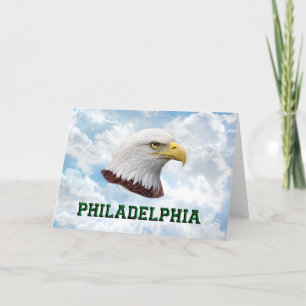 Philly Eagle - Horizontaal Wenskaart Kaart