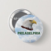 Philly Eagle - Ronde Button (Voorkant /achterkant)