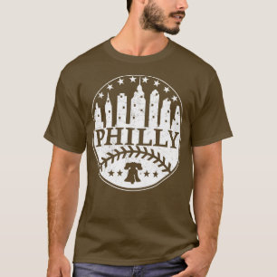 Philly Fan Honkballiefhebber Philadelphia PA City T-shirt