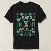 Philly Fan Philadelphia Ugly Christmas Jawn naar d T-shirt (Design voorkant)