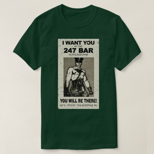 Philly Gay Bar T-shirt (Design voorkant)