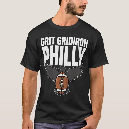 PHILLY GRIT GRIDIRON - PHILADELPHIA FOOTBAL T-SHIRT (Voorkant)