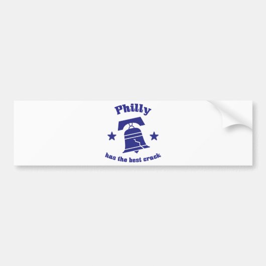 Philly heeft de beste Crack Bumpersticker (Voorkant)