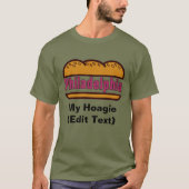 Philly Hoagie Sandwich T-shirt (Voorkant)