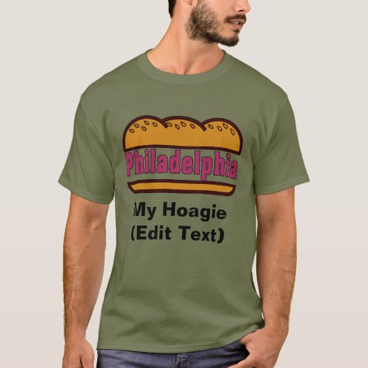 Philly Hoagie Sandwich T-shirt (Voorkant)