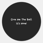 Philly Karen Baseball Karen Halloween Costume  Ronde Sticker (Voorkant)