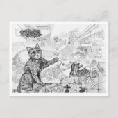 Philly Kat in FDR Park Briefkaart (Voorkant)