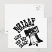 Philly, kom voor de Crack! Briefkaart (Voorkant / Achterkant)