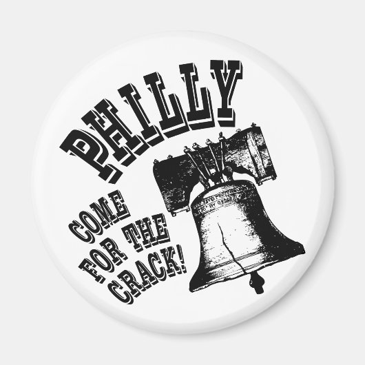 Philly, kom voor de Crack! Magneet (Voorkant)