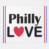 Philly Love Fleece Deken (Voorkant (Horizontaal))