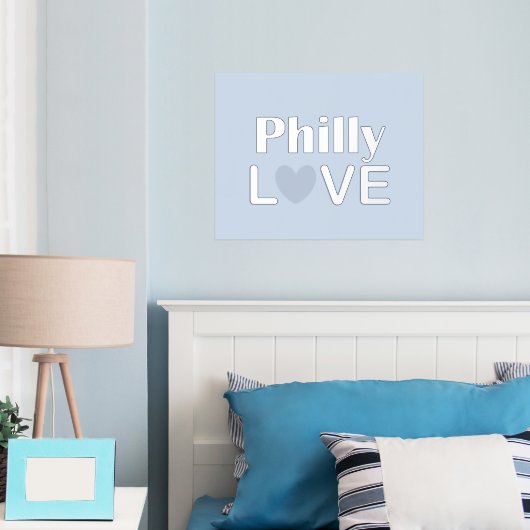 Philly Love Folie Afdrukken (Insitu (Slaapkamer))