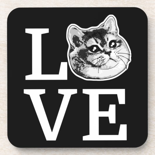 Philly Love Kat Bier Onderzetter (Voorkant)