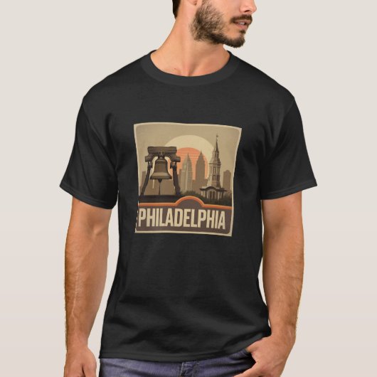 Philly Lovers Gift T-shirt (Voorkant)