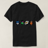Philly Mascots Sticker T-shirt (Design voorkant)
