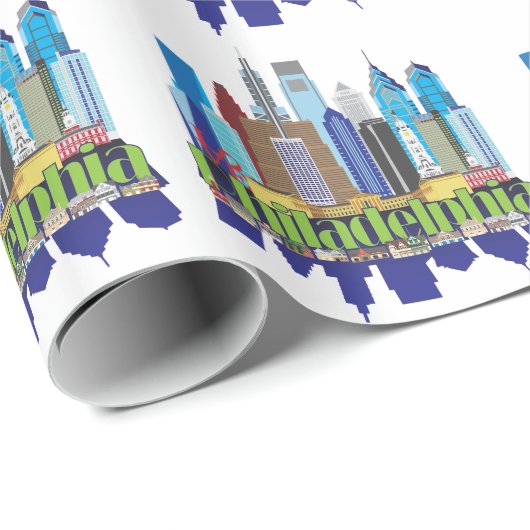Philly New Icon Cadeaupapier (Rol Hoek)