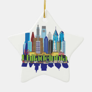 Philly New Icon Keramisch Ornament