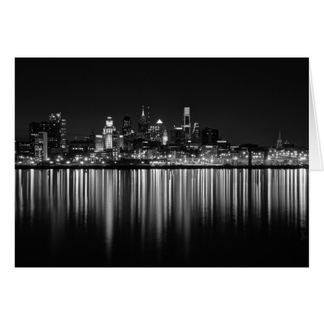 Philly night b/w (Voorkant Horizontaal)