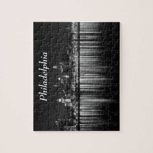 Philly night b/w legpuzzel (Verticaal)