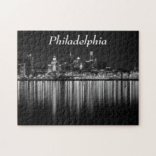 Philly night b/w legpuzzel (Horizontaal)