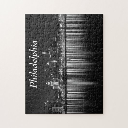 Philly night b/w legpuzzel (Verticaal)