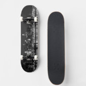Philly night b/w persoonlijk skateboard (Voorkant)