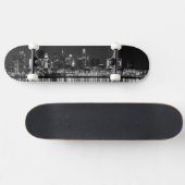 Philly night b/w persoonlijk skateboard (Horizontaal)