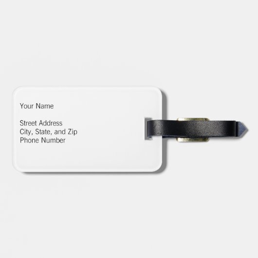 Philly night bagagelabel (Achterkant horizontaal)