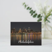 Philly night briefkaart (Staand voorkant)
