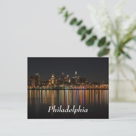 Philly night briefkaart (Staand voorkant)