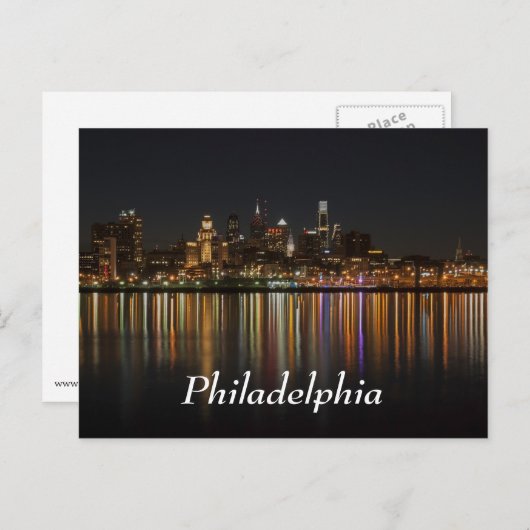 Philly night briefkaart (Voorkant / Achterkant)