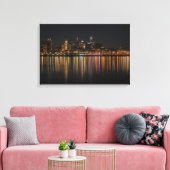 Philly night canvas afdruk (Insitu (Woonkamer))