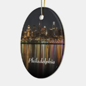 Philly night keramisch ornament (Links)