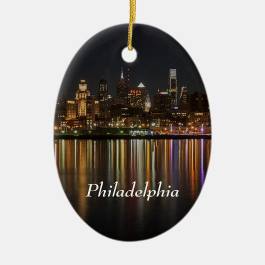 Philly night keramisch ornament (Voorkant)