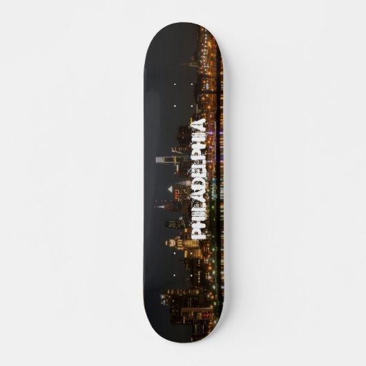 Philly night persoonlijk skateboard (Voorkant)