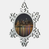 Philly night tin sneeuwvlok ornament (Rechts)
