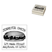 Philly PA Philadelphia Cheese Steak Sandwich Food Rubberstempel (Gestempeld)