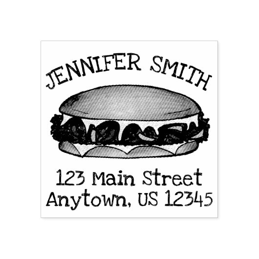 Philly PA Philadelphia Cheese Steak Sandwich Food Rubberstempel (Afrduk)