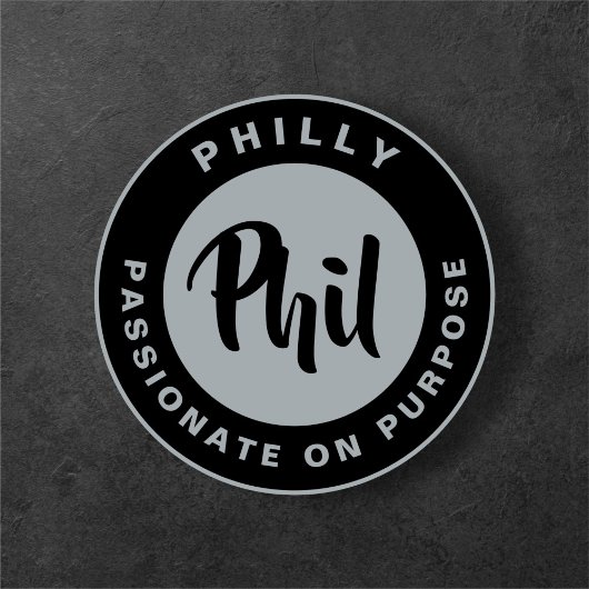 Philly Passion Phan Zwart  Retro T-shirt