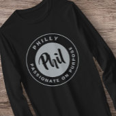 Philly Passion Phan Zwart  Retro T-shirt