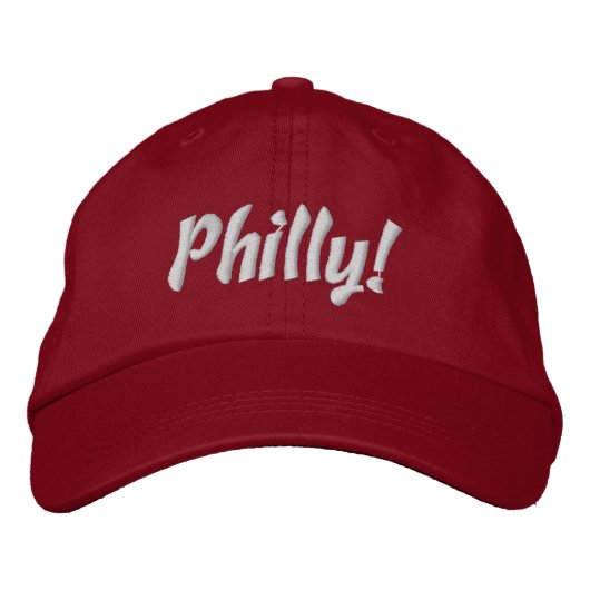 Philly! Pet in rood en wit (Voorkant)