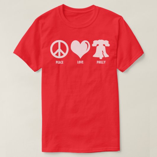 Philly Philadelphia Liberty Bell Lover T-shirt (Design voorkant)