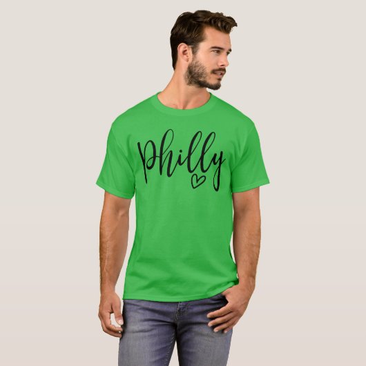 Philly Philadelphia My Home Love Philadelphia T-shirt (Voorkant volledig)